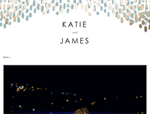 Tablet Screenshot of katieandjames.net